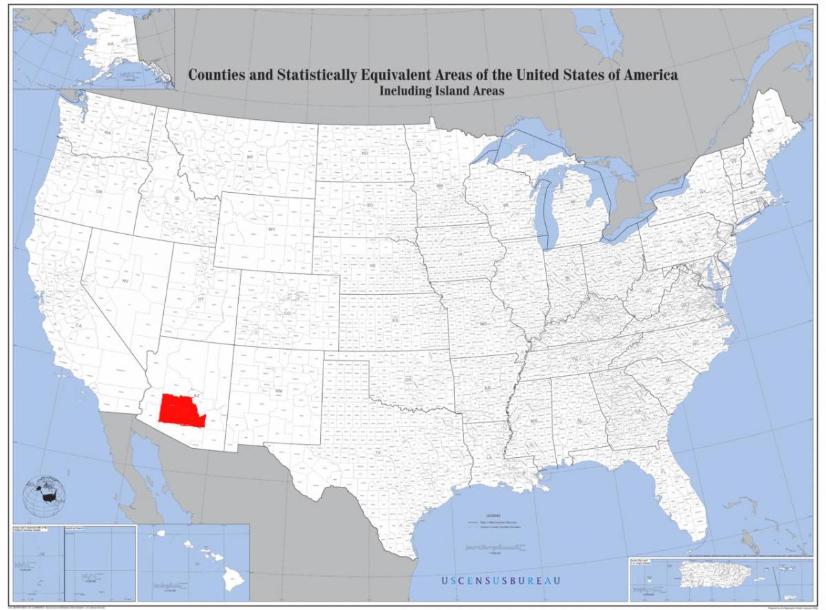 Phoenix, USA mappa