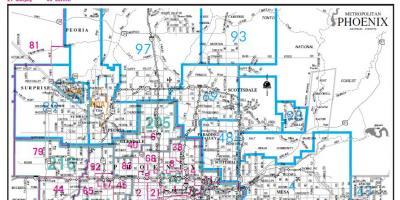 Phoenix union high school district mappa